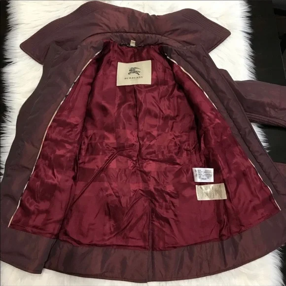 BurberrySki belted Parka size 6